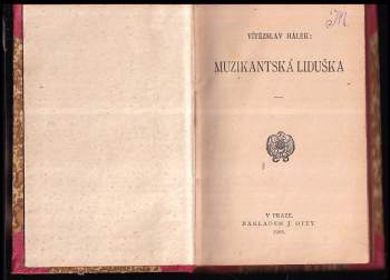 Vítězslav Hálek: Muzikantská Liduška