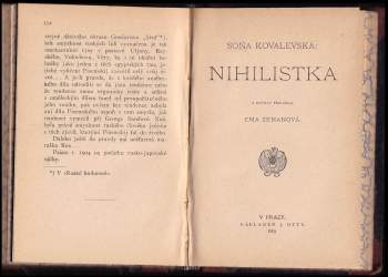 Sof'ja Vasil'jevna Kovalevskaja: Nihilistka