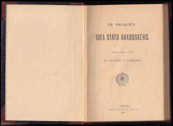 František Ladislav Rieger: Rakouští Slované a Maďaři