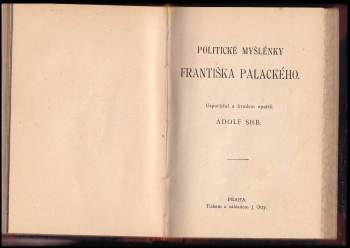 František Ladislav Rieger: Rakouští Slované a Maďaři