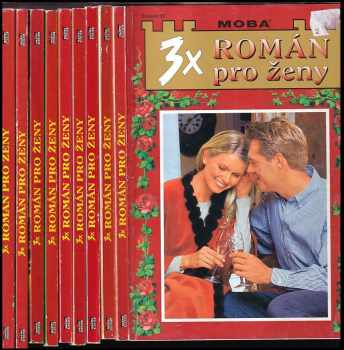 3 x román pro ženy  KOMPLET 9 SEŠITŮ (ČÍSLA 53, 40, 36, 49, 47, 46, 52, 28, 50)