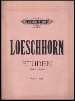 30 Melodische Etüden für das pianoforte Opus 38 Heft I.
