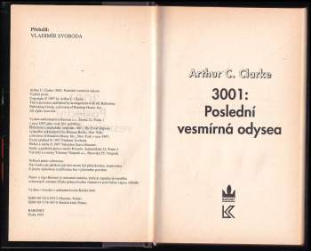 Arthur Charles Clarke: 3001: Poslední vesmírná odysea