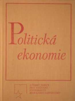 Pllitická ekonomie