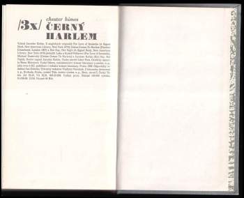 Chester B Himes: 3x černý Harlem