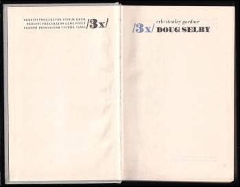 Erle Stanley Gardner: 3x Doug Selby