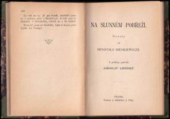 Henryk Sienkiewicz: Na slunném pobřeží