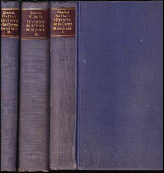 3X Histoire de la Guerre Mondiale : Tome 1-3