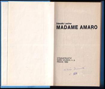 Zdeněk Lacina: Madame Amaro
