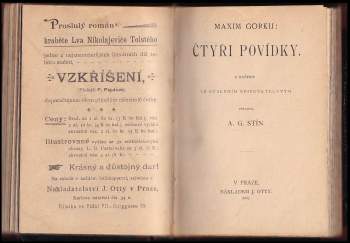 Maksim Gor‘kij: Kresby a povídky
