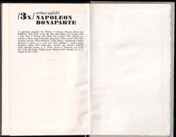 Arthur William Upfield: 3x Napoleon Bonaparte