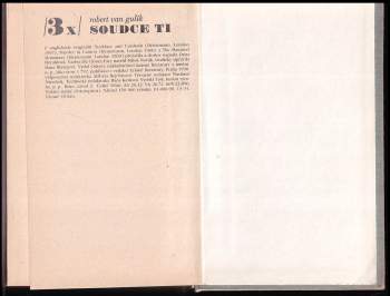 Robert van Gulik: 3x soudce Ti