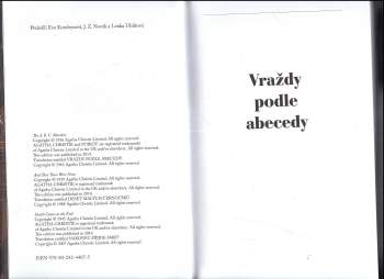 Agatha Christie: 3x vraždy