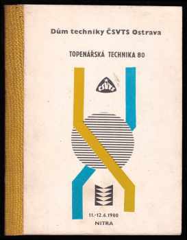 4. celostátní konference topenářské techniky 1980