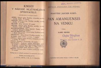 Zlatý jelen na pražském mostě, slepý mládenec, Sibylla a jiná proroctví staročeská