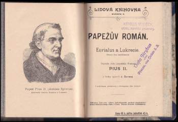 Duchoslav Panýrek: 4 díla v 1 svazku: Na pokraji pralesa + Zdravotnické epistoly pro lid + Stávka - ze života skandinavského dělnictva + Papežův román - Eurialus a Lukrecie