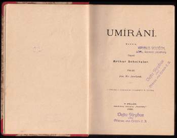 Jules Amédée Barbey d'Aurevilly: 4 díla v 1 svazku: Umírání + Germinie Lacerteusova + Rudá záclona + Kees Doorik