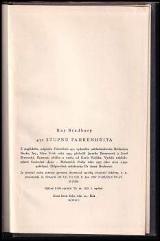 Ray Bradbury: 451 stupňů Fahrenheita
