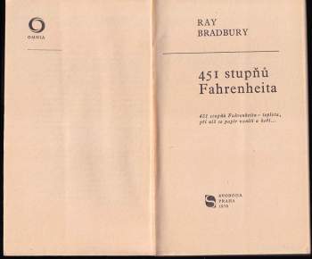 Ray Bradbury: 451 stupňů Fahrenheita