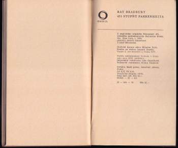Ray Bradbury: 451 stupňů Fahrenheita