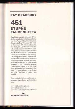 Ray Bradbury: 451 stupňů Fahrenheita