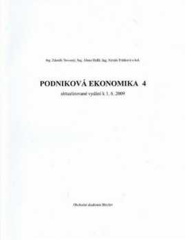 Zdeněk Novotný: Podniková ekonomika 4