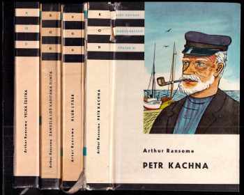 Arthur Ransome: 4x ARTHUR RANSOME - KOD - Zamrzlá loď kapitána Flinta + Petr Kachna + Klub lysek +Velká šestka