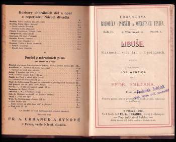 Bedřich Smetana: 4x DIVADELNÍ HRY - Lazebník sevillský + Stradella + Eugenij Oněgin + Libuše