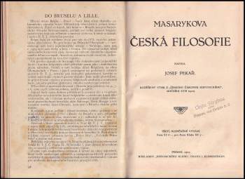 Tomáš Garrigue Masaryk: 5 děl v 1 svazku: Student a volba povolání + Nepromluvíš křivého svědectví! + Reforma školské správy, k návrhu zákona + Masarykova česká filosofie + Kam o dovolené? Období 1928-29