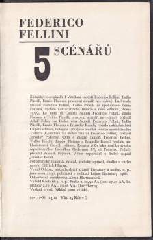 Federico Fellini: 5 scénářů