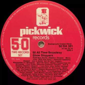 Various: 50 All Time Broadway Showstoppers (2xLP)