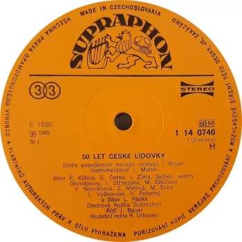 Dechová Hudba Supraphon: 50 Let České Lidovky