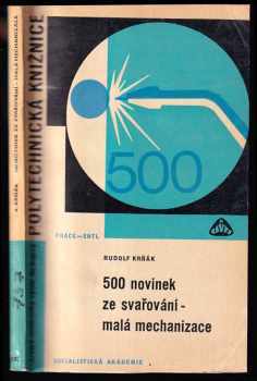 500 novinek ze svařování - malá mechanizace