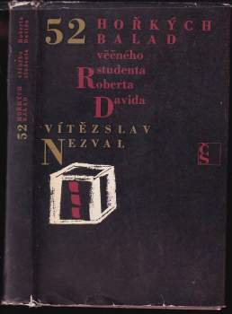 52 hořkých balad věčného studenta Roberta Davida