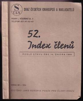 52. Index členů