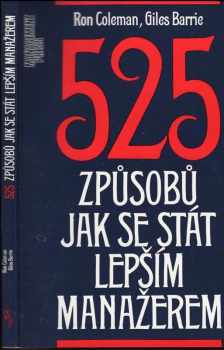 525 způsobů jak se stát lepším manažerem