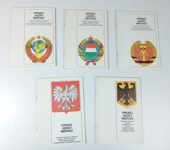 5x Vpravo jezdit nestačí - porovnání vybraných ustanovení pravidel silničního provozu Německé spolkové republiky a Československé socialistické republiky a další -