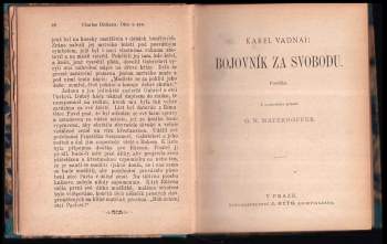 Charles Dickens: 6X Beletrie: Otec a syn + Bojovník za svobodu + Pro své přesvědčení + Vojenské novely + Tři povídky americké + Mstitel
