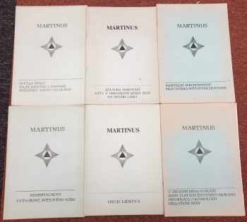 6x Martinus : Nesmrtelnost vytvoření, světového míru + Mentální svrchovanost mezi dvěma světovými epochami + O zrození mého poslání + Světla Vánoc + Osud lidstva + Kultura darování