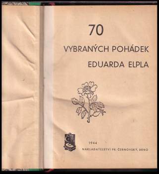 Eduard Elpl: 70 vybraných pohádek Eduarda Elpla