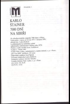 Karlo Štajner: 7000 dní na Sibiři