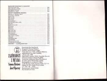 Josef Opatrný: 77 zajímavostí z Mexika