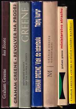 Graham Greene: 7x GRAHAM GREENE - Smíme si půjčit vašeho manžela + Ministerstvo strachu + Komedianti + Vlak do Istanbulu, Tajný kurýr + Honorární konzul doktor Fischer ze Ženevy + Revolver na prodej + Kus života