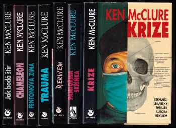 7x KEN MCCLURE - Krize + Pandořina skříňka + Rekviem + Trauma + Fentonova zima + Chameleon + Jak bodá štíř