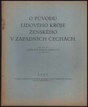 VIII. ročenka Národopisného musea Plzeňska za rok 1926