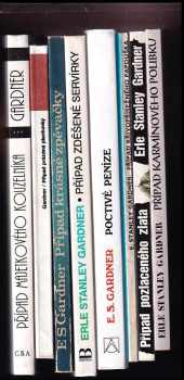 Erle Stanley Gardner: 8x ERLE STANLEY GARDNER -   Případ prázdné plechovky + Případ křivopřísežného papouška + Případ kráísné zpěvačky + Případ zděšené servírky + Poctivé peníze + Případ pozlaceného zlata + Případ karmínového polibku + Případ majetkového kouzelníka