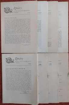 8X Zprávy spolku českých bibliofilů v Praze