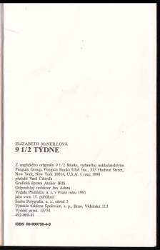 Elizabeth McNeill: 9 1/2 týdne