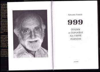 Eduard Tomáš: 999 otázek a odpovědí na cestě poznání