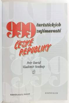 Petr David: 999 turistických zajímavostí České republiky